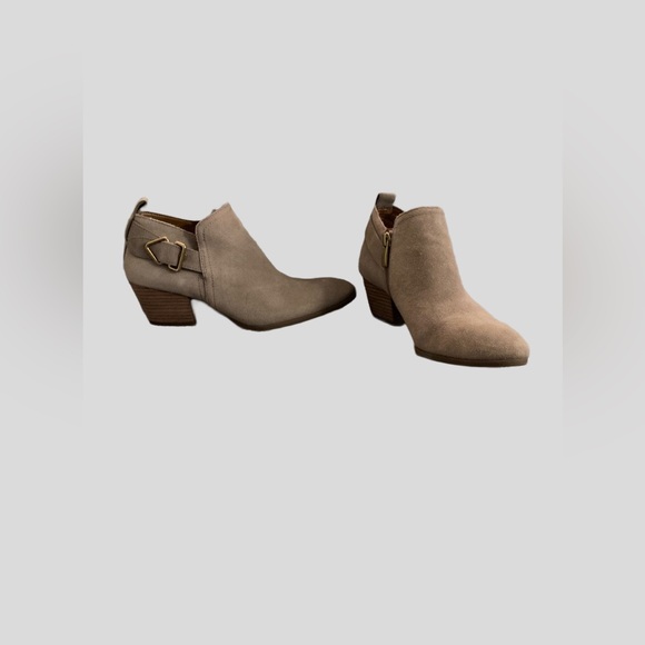 NWOB FRANCO SARTO  Suede Booties - Picture 3 of 12